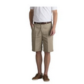 Men's Plain Front Relaxed Fit Twill Shorts